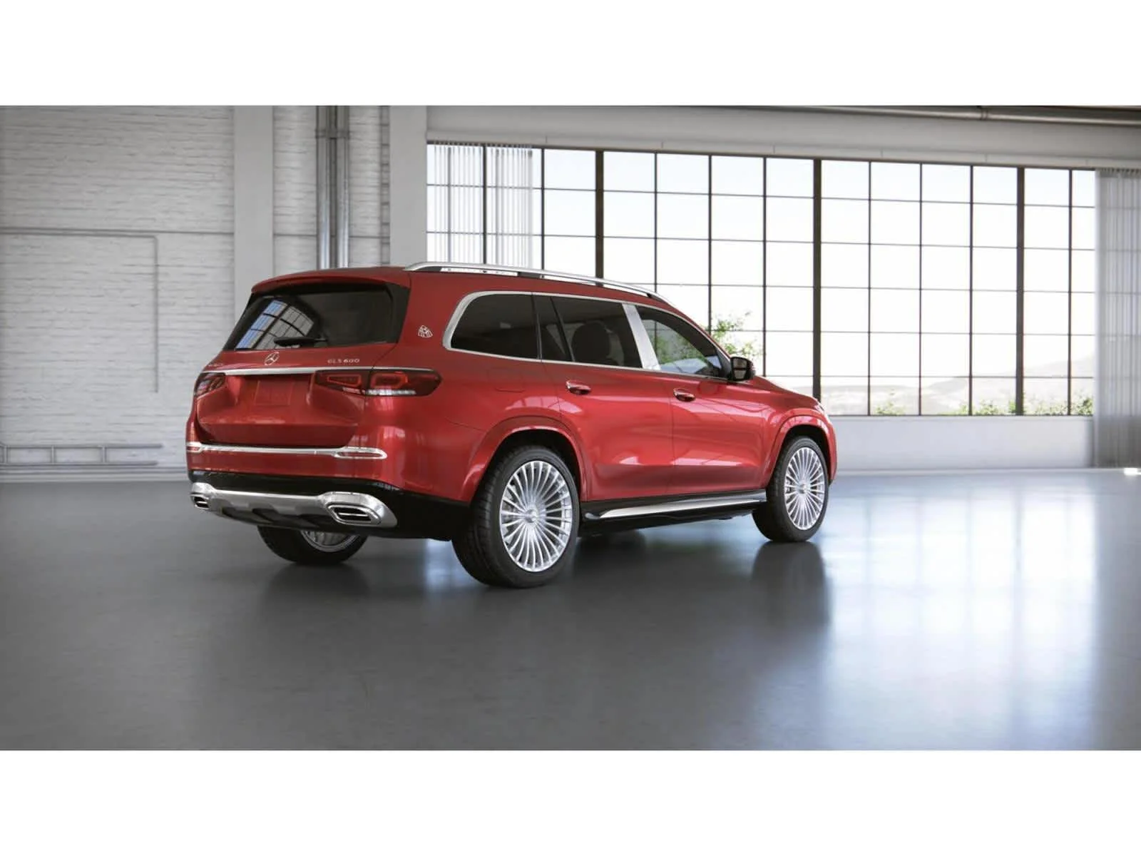 Used 2022 MANUFAKTUR Cardinal Red Metallic Mercedes-Benz Maybach GLS 600 image 21