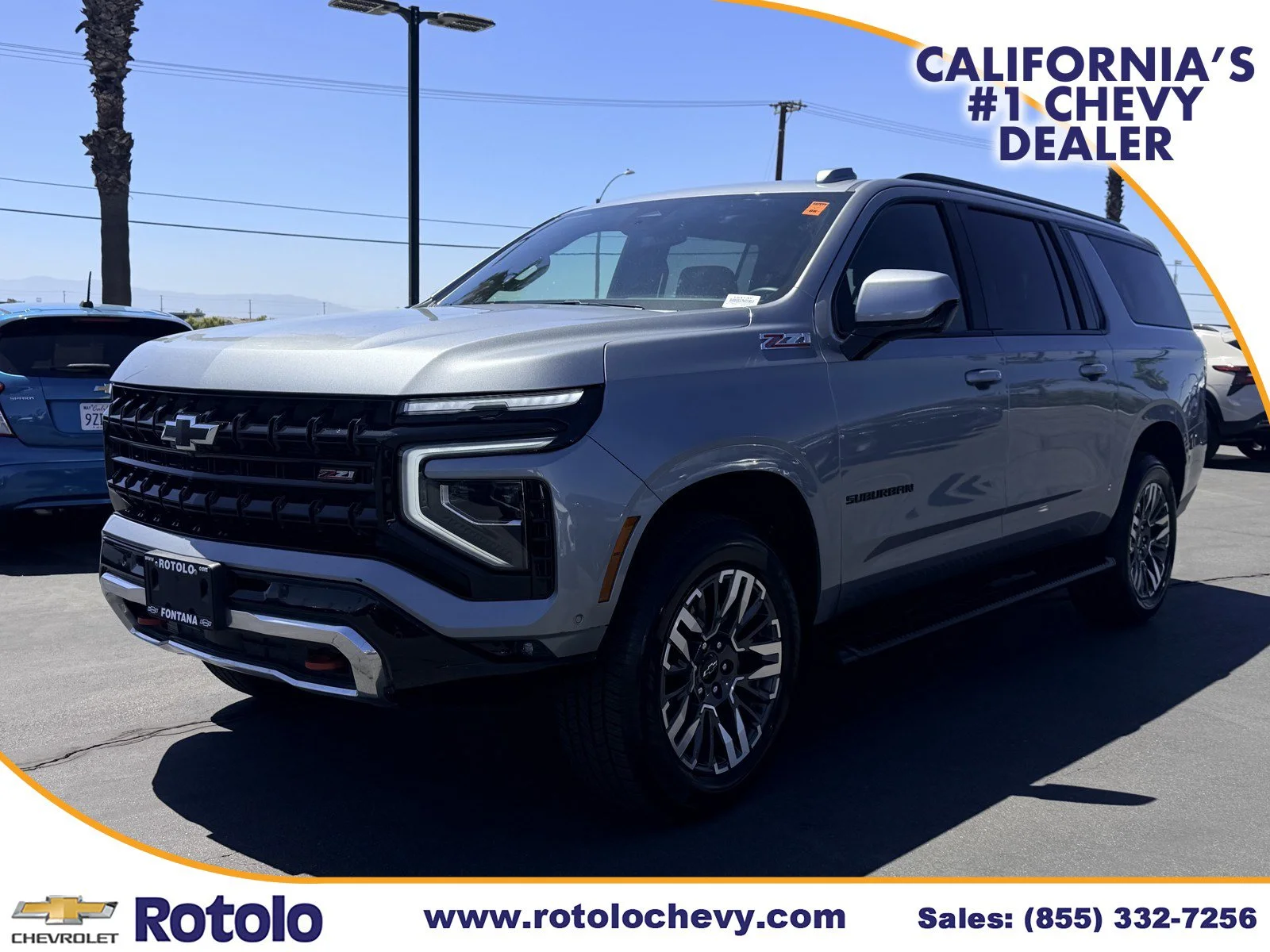Used 2025 Sterling Gray Metallic Chevrolet Z71 image 3