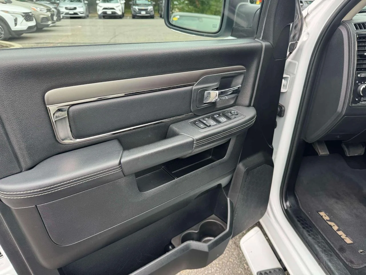 Used 2018 Bright White Clearcoat RAM Night Crew Cab 4x4 57