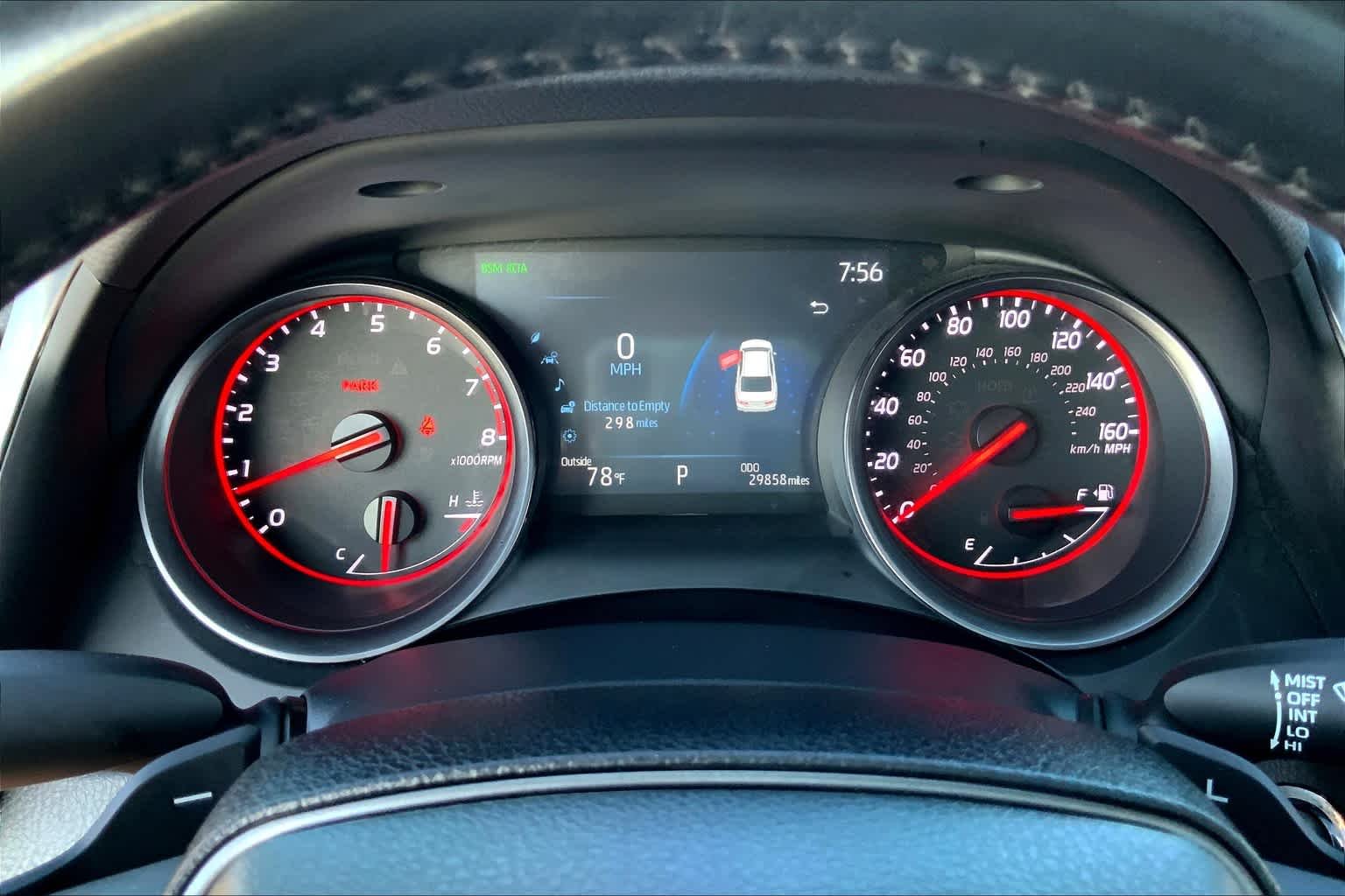 Used 2023 Reservoir Blue Toyota XSE image 25