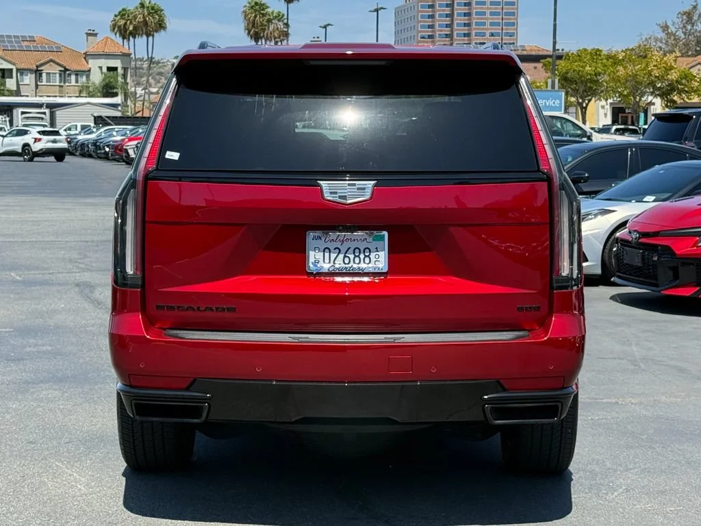 Used 2024 Radiant Red Tintcoat Cadillac Sport Platinum image 8