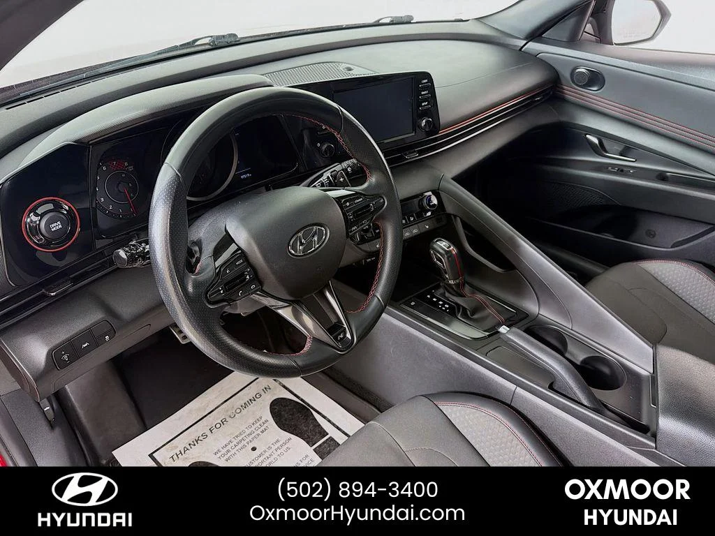 Used 2021 Scarlet Red Pearl Hyundai N Line image 9