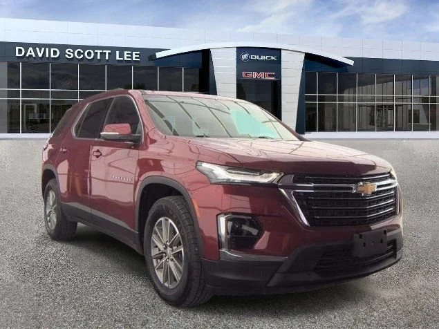 Used 2023 Radiant Red Tintcoat Chevrolet LT Cloth image 2
