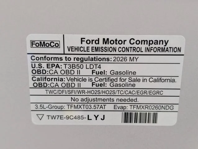 New 2026 Star White Metallic Tri-Coat Ford King Ranch® image 65
