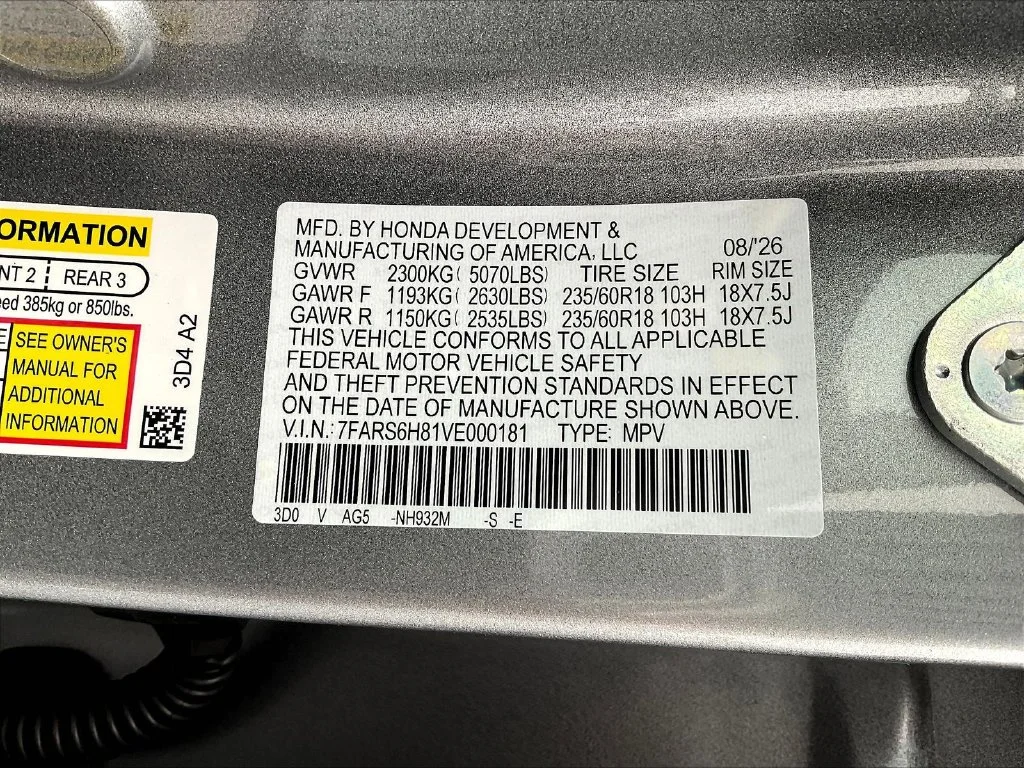 New 2027 Solar Silver Metallic Honda Sport-L Hybrid AWD image 20