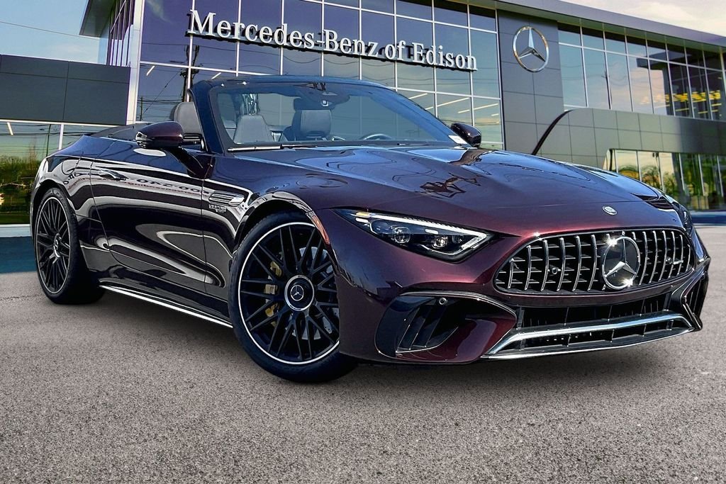 Certified Used 2025 Red Mercedes-Benz SL 55 AMG® image 1