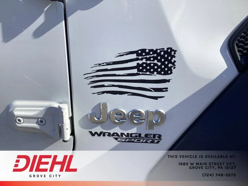 Used 2019 White Jeep Sport S image 9