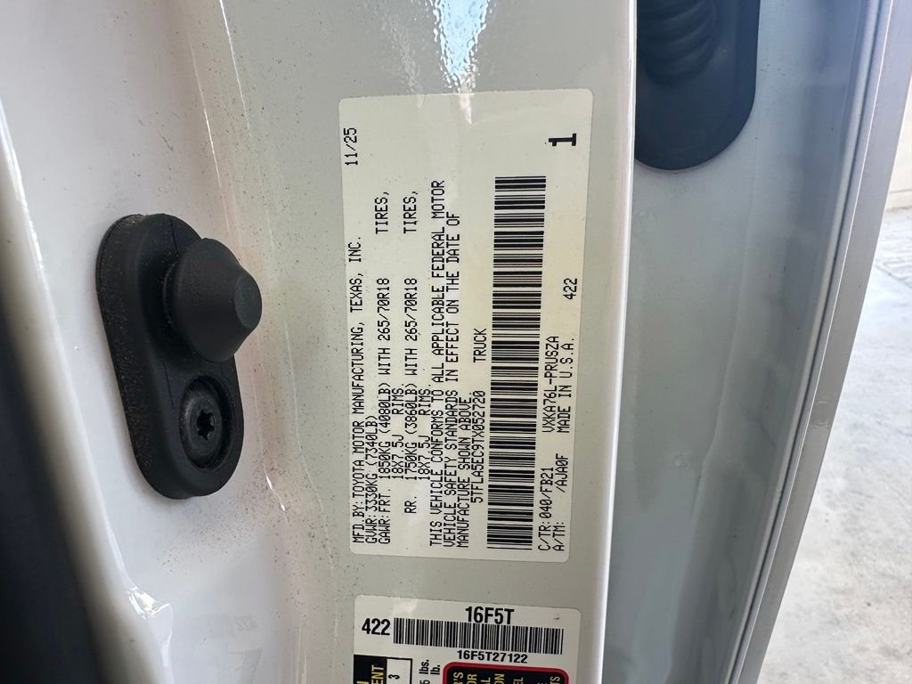 Used 2026 White Toyota SR5 image 40
