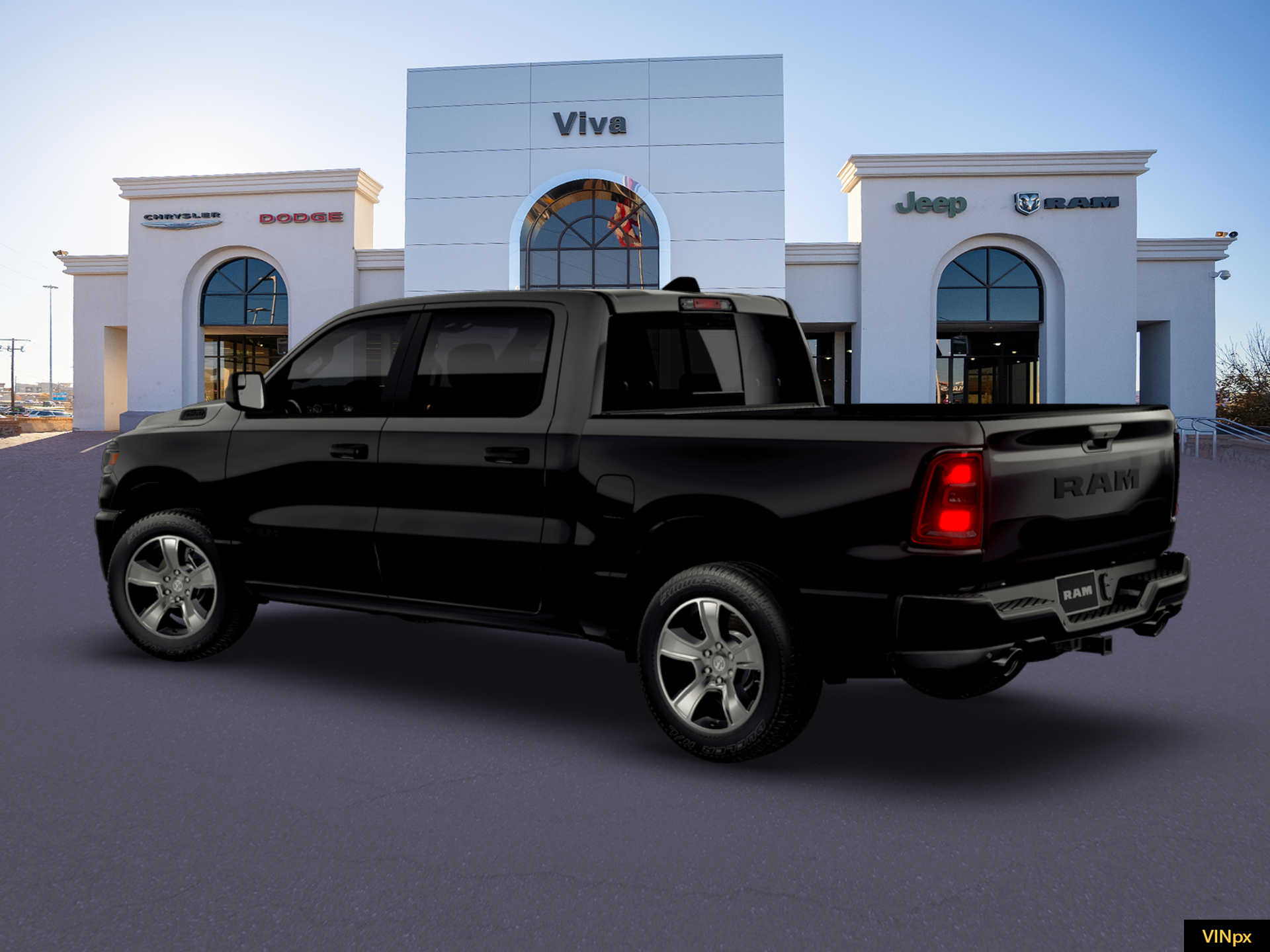 New 2026 Diamond Black Crystal Pearlcoat RAM Express image 4