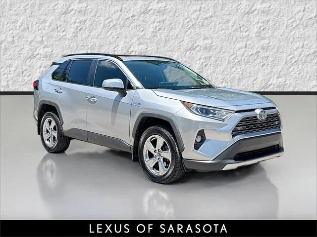 Used 2020 Silver Sky Metallic Toyota Hybrid Limited image 1