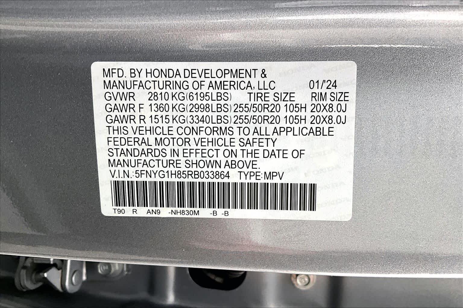 2024 Honda Pilot Elite - Photo 36