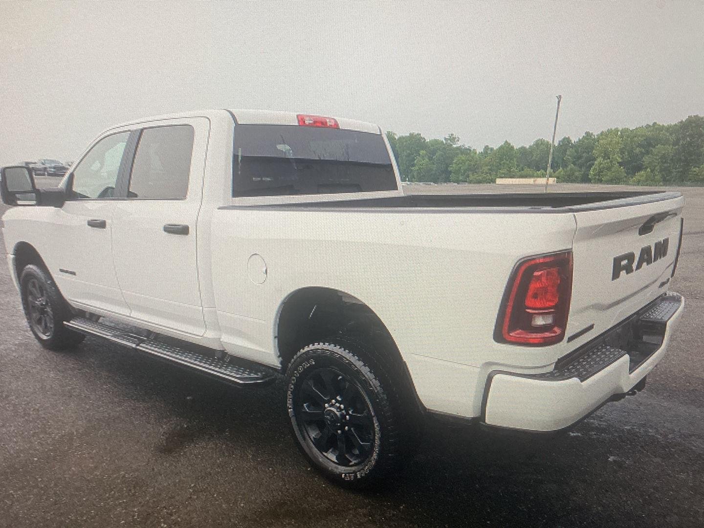 Used 2025 Bright White Clearcoat Ram Big Horn image 4
