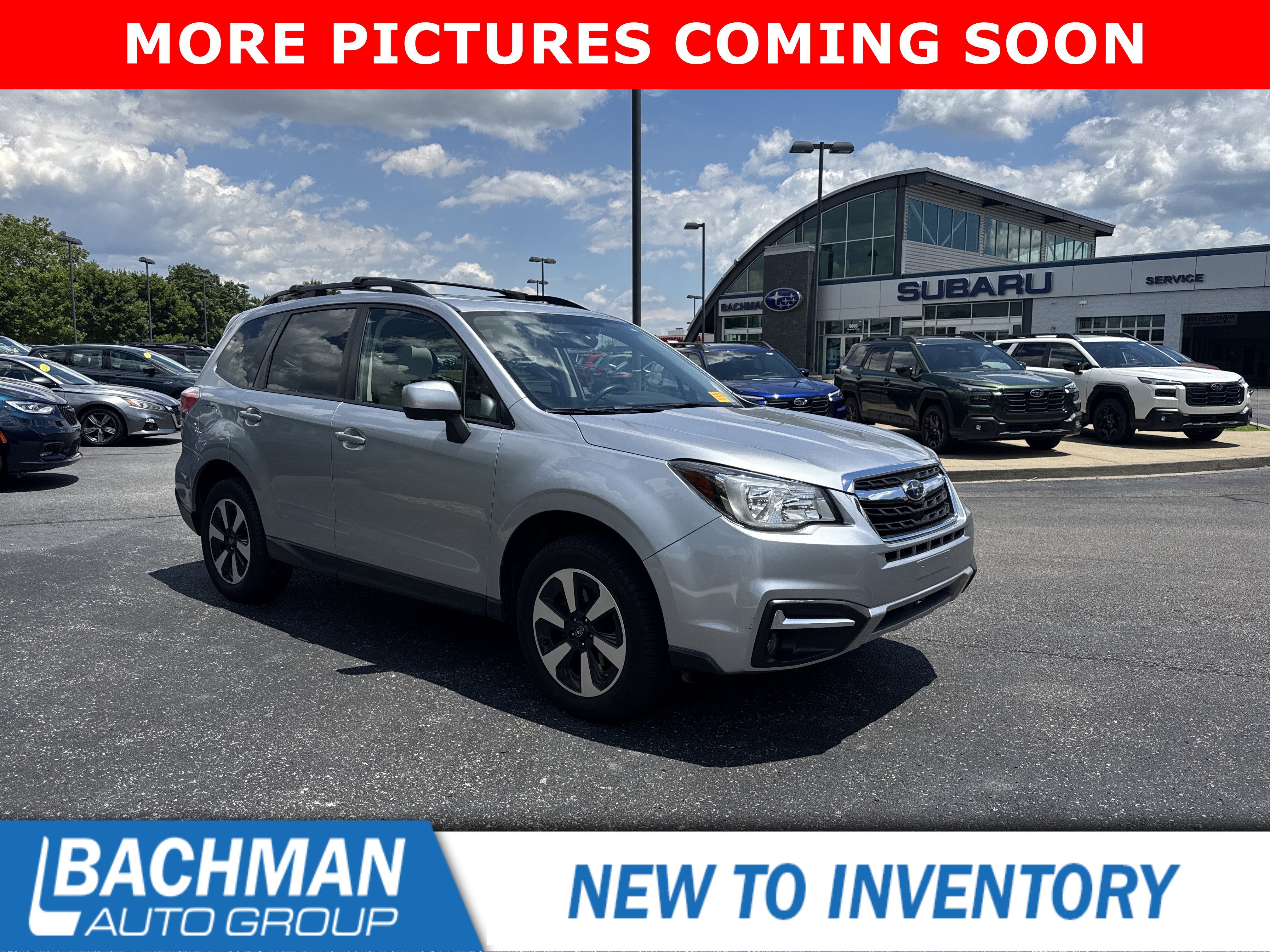 Used 2018 Ice Silver Metallic Subaru Premium image 1