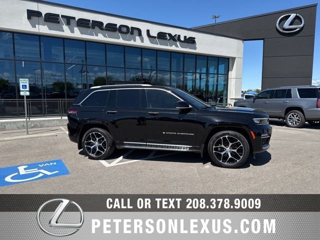 Used 2022 Black Jeep Summit Reserve image 1