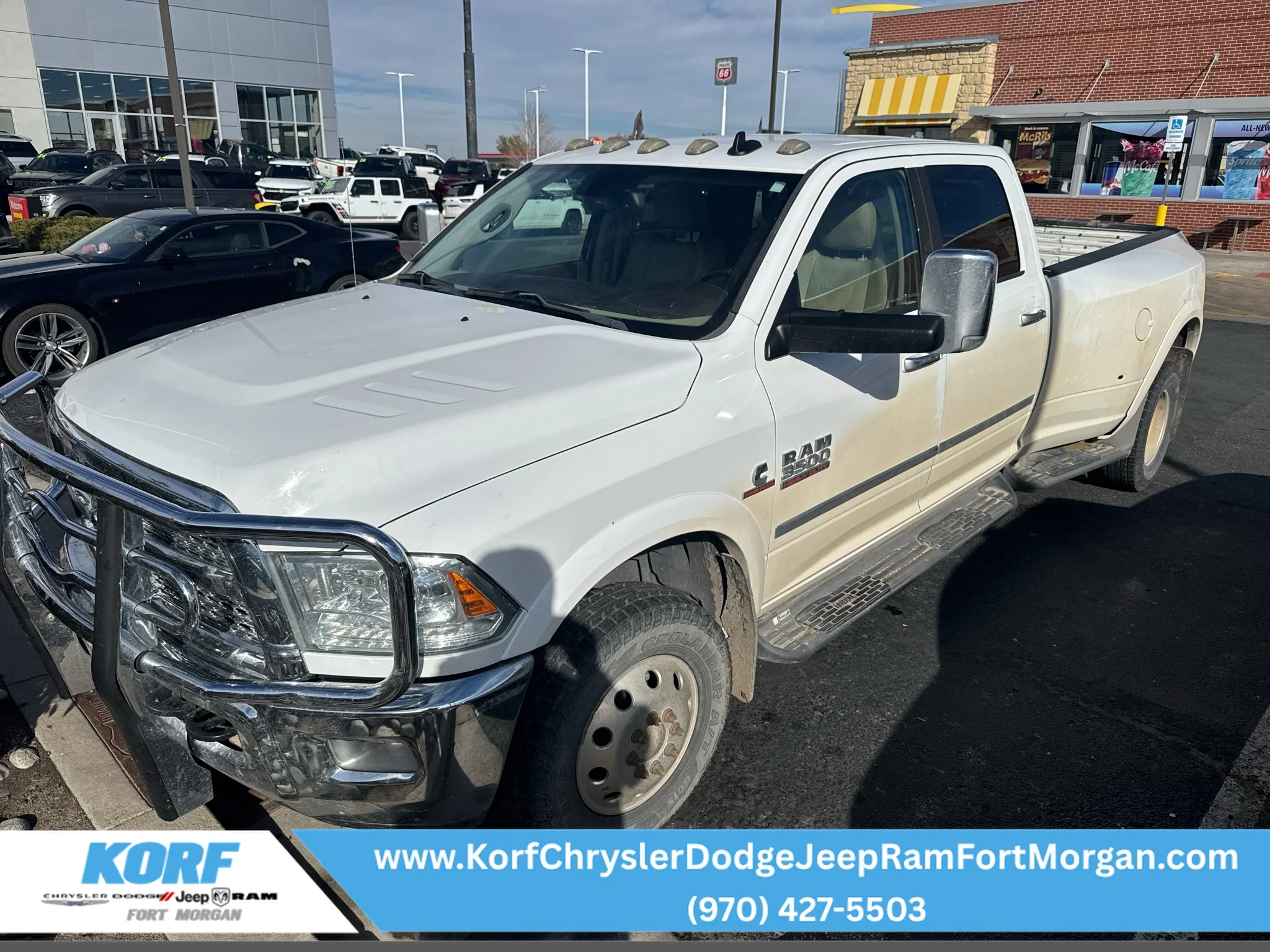 Used 2015 Bright White Clearcoat Ram Laramie image 1