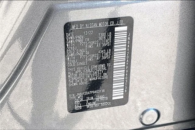 Used 2023 Gray Nissan Platinum image 16