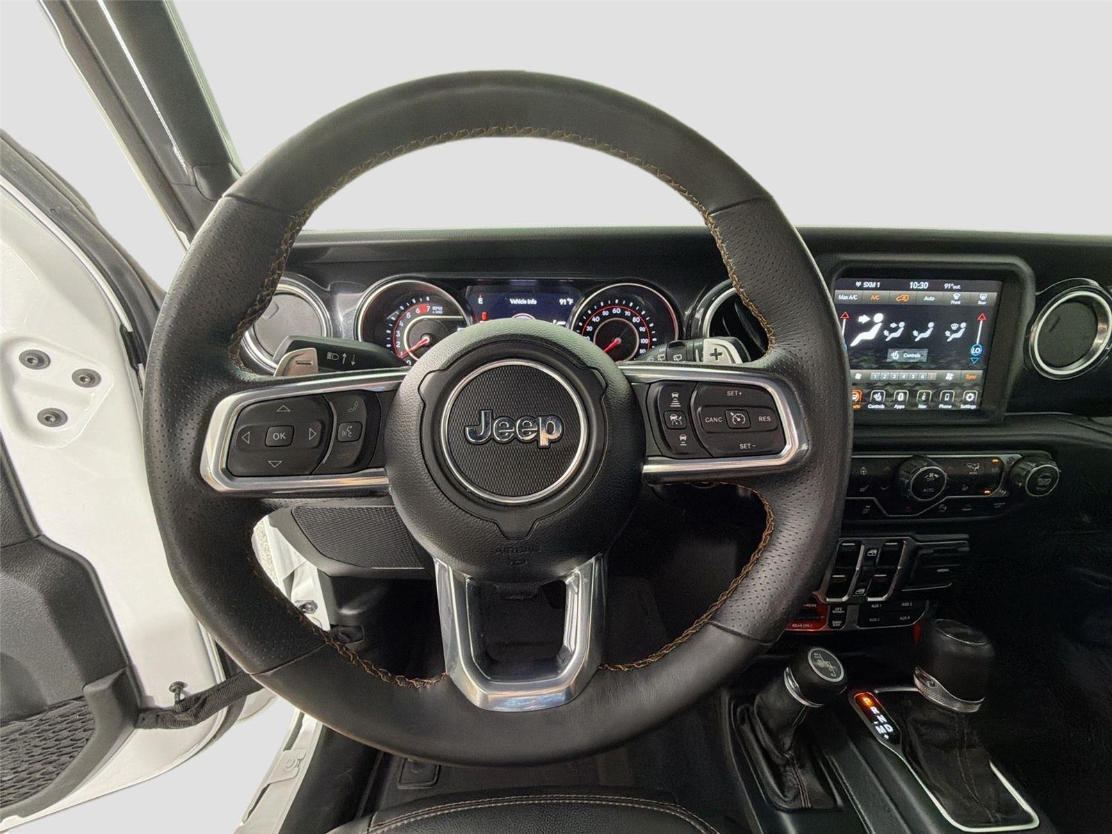 Used 2022 Bright White Jeep Unlimited Rubicon 392 image 11