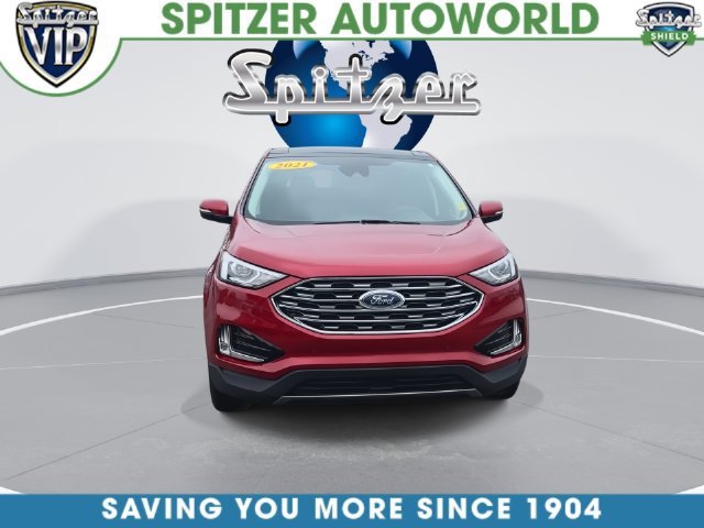 Used 2021 Red Ford Titanium image 3
