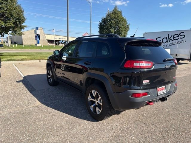 Used 2015 Black Jeep Trailhawk image 2