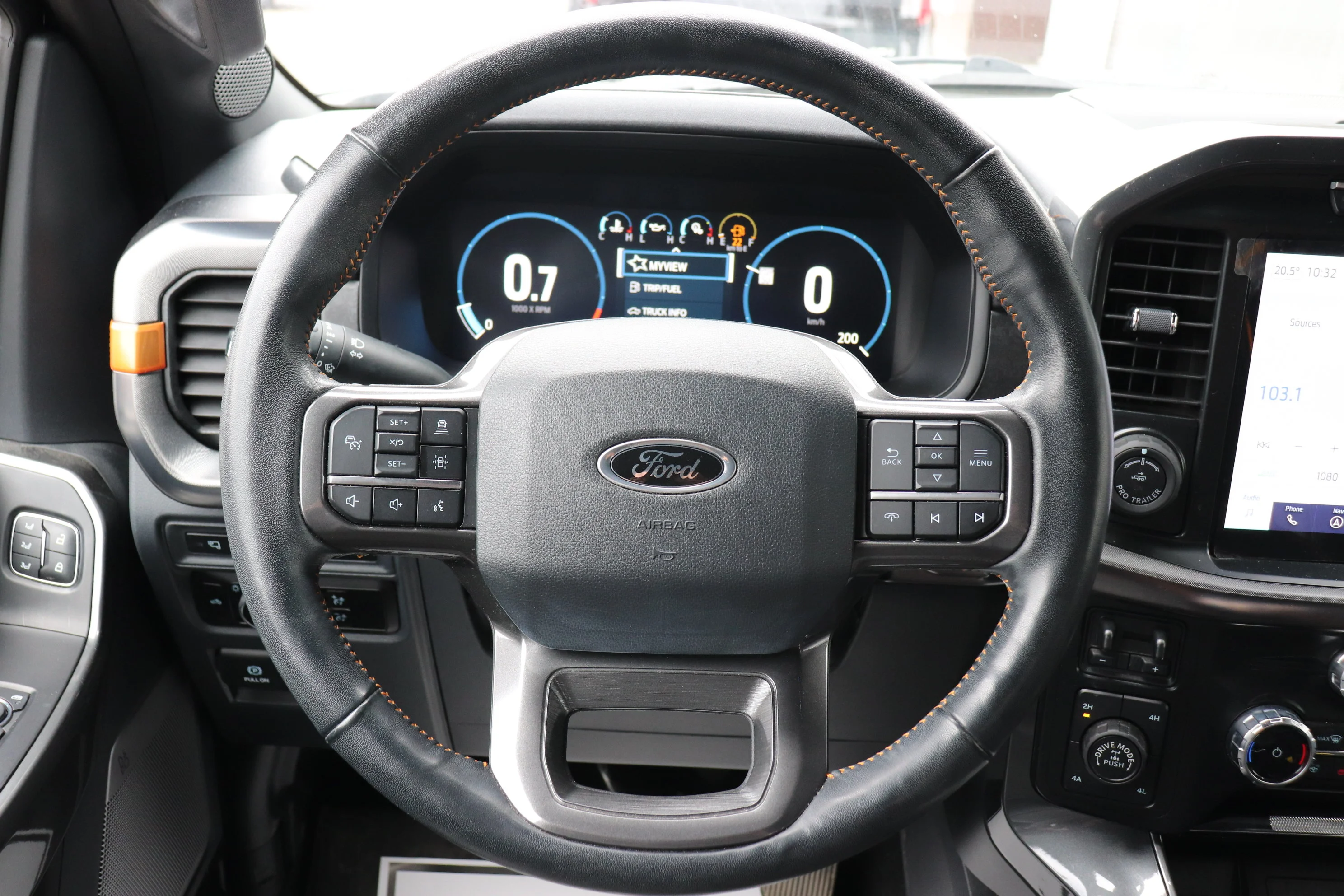 Used 2023 Black Ford XL 4WD SuperCrew 5.5