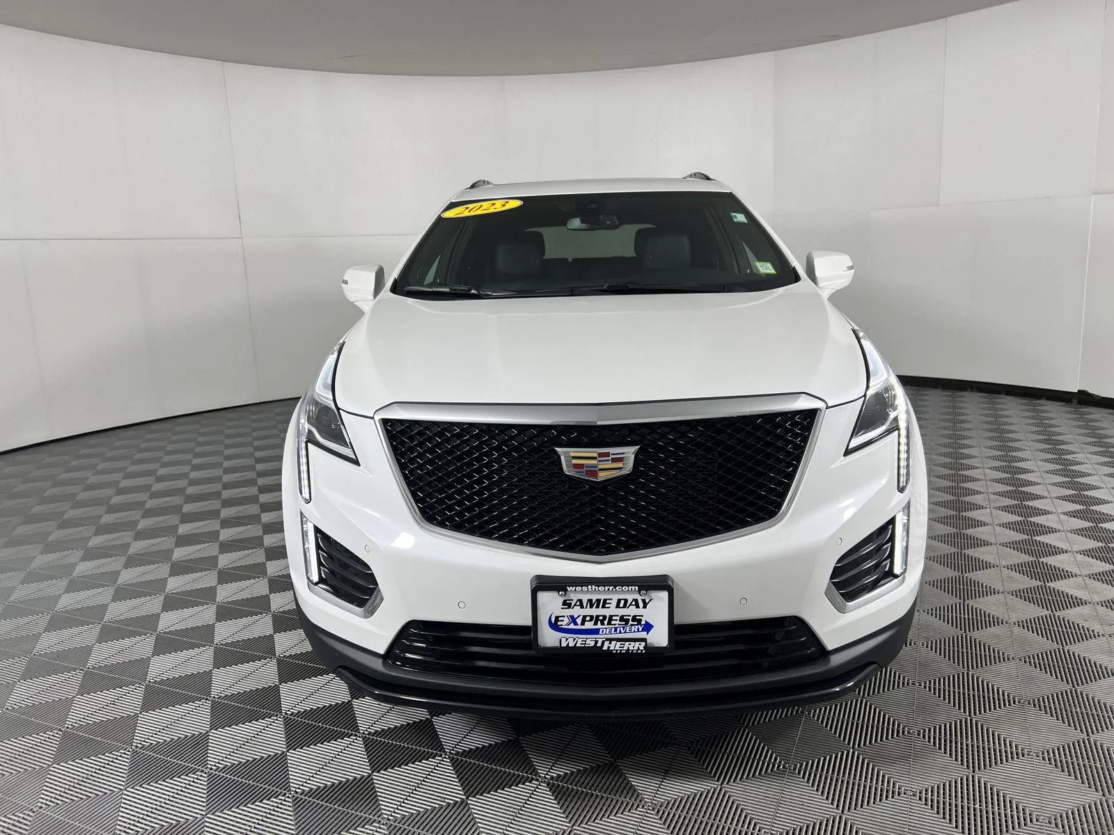Used 2023 Crystal White Tricoat Cadillac AWD Sport image 3
