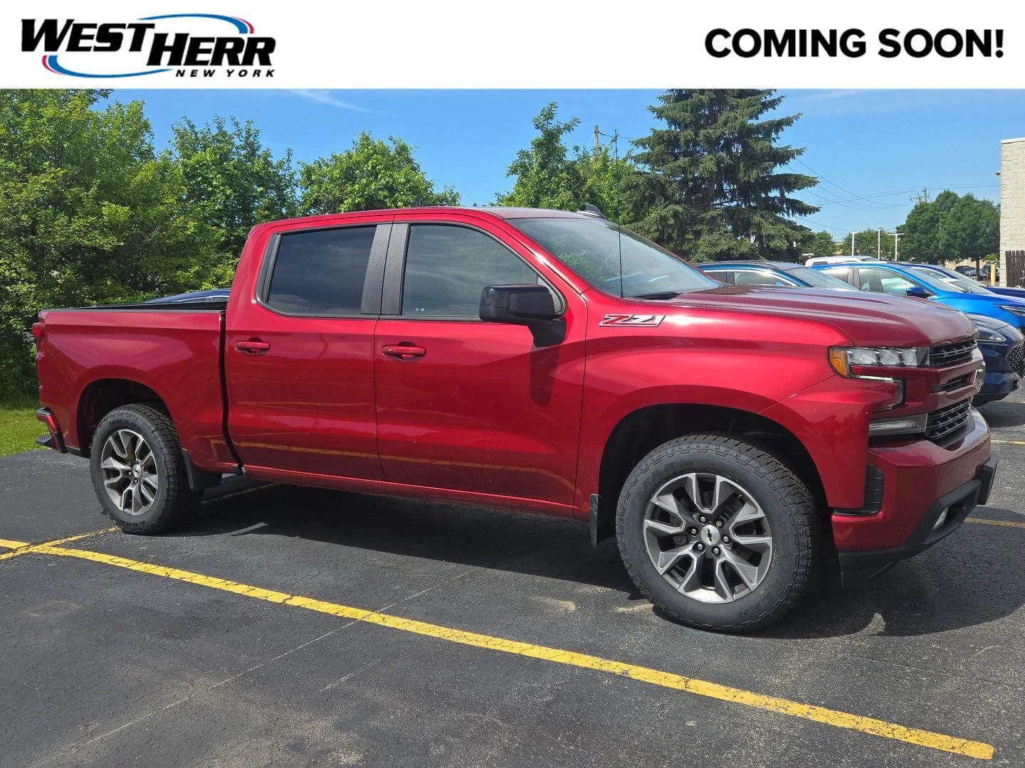 Used 2022 Cherry Red Tintcoat Chevrolet RST image 1