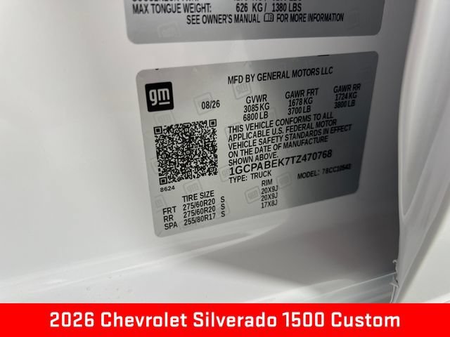 2026 Chevrolet Silverado 1500 Custom - Photo 25