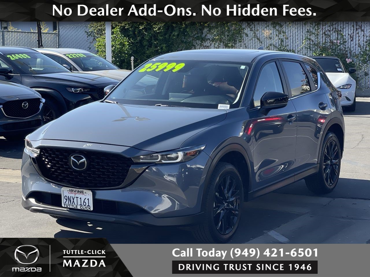 Used 2024 Polymetal Gray Metallic Mazda 2.5 S Carbon Edition image 3