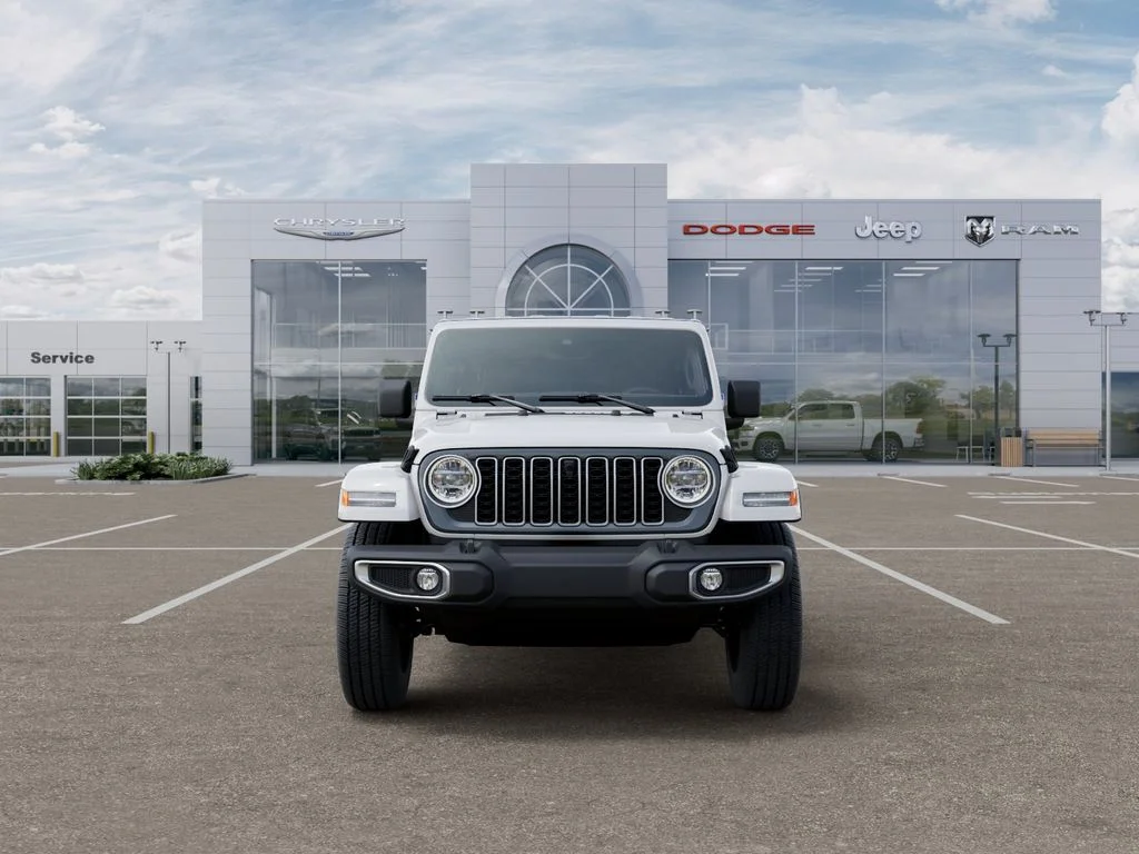 New 2026 Bright White Clear-Coat Exterior Paint Jeep Sahara image 6