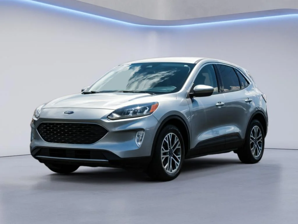 Used 2022 Iconic Silver Metallic Ford SEL Hybrid image 1