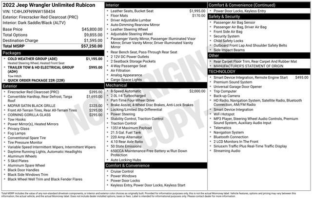 Used 2022  Jeep Unlimited Rubicon image 13