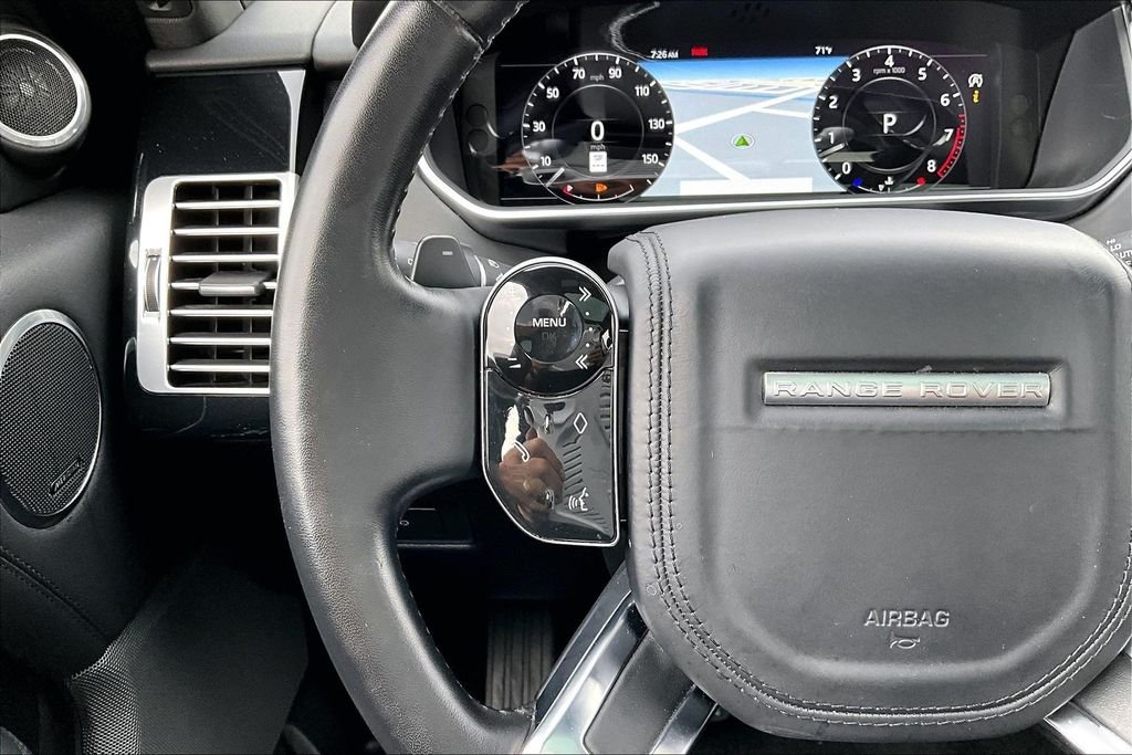 Used 2019 Santorini Black Metallic Land Rover 3.0L V6 Supercharged HSE image 11