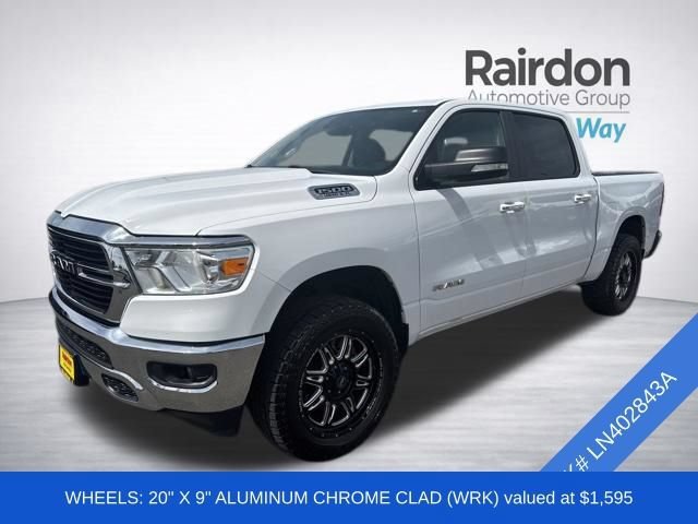 Used 2020 Bright White Clearcoat Ram Big Horn image 3