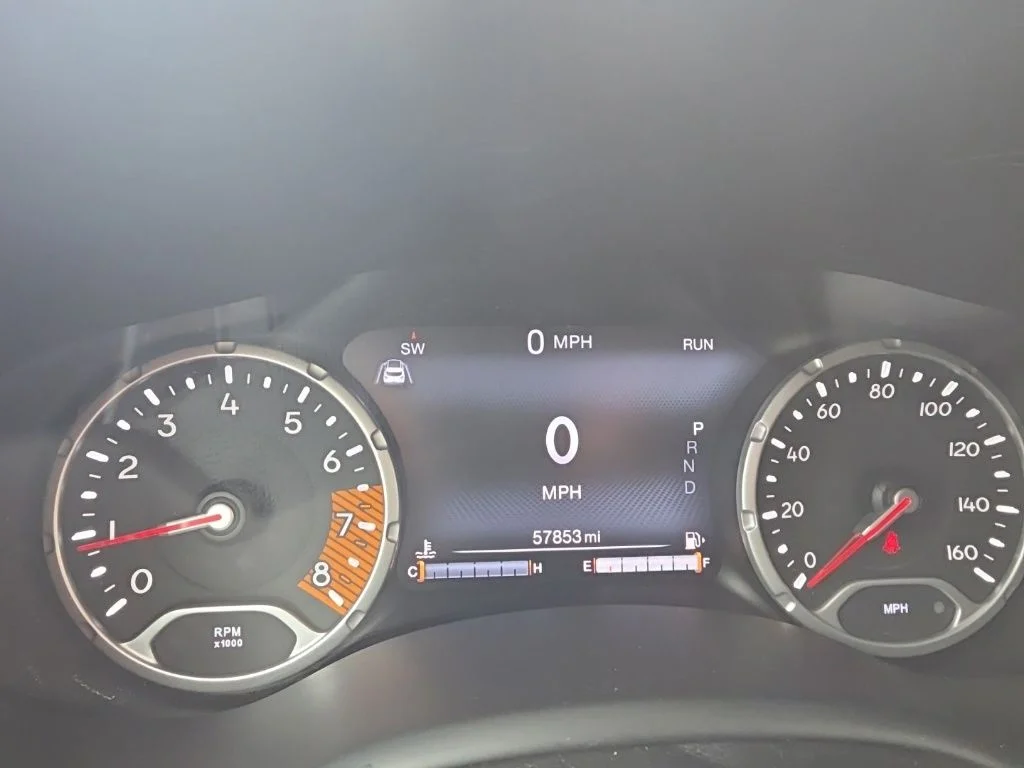 Used 2021 Orange Jeep Latitude image 18