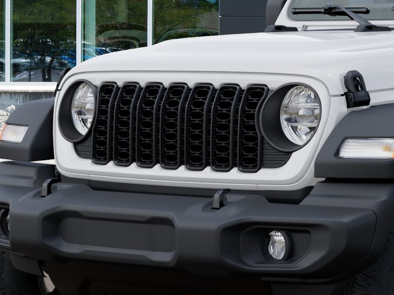 New 2026 Bright White Clear-Coat Exterior Paint Jeep Sport S image 37
