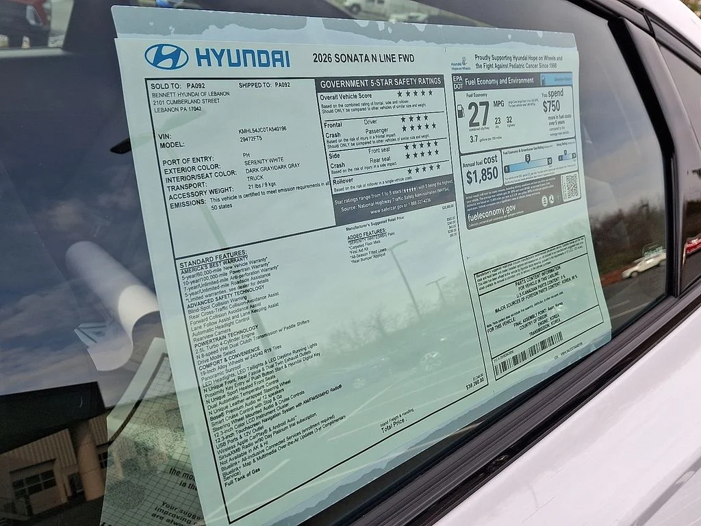 New 2026 White Hyundai N Line image 11