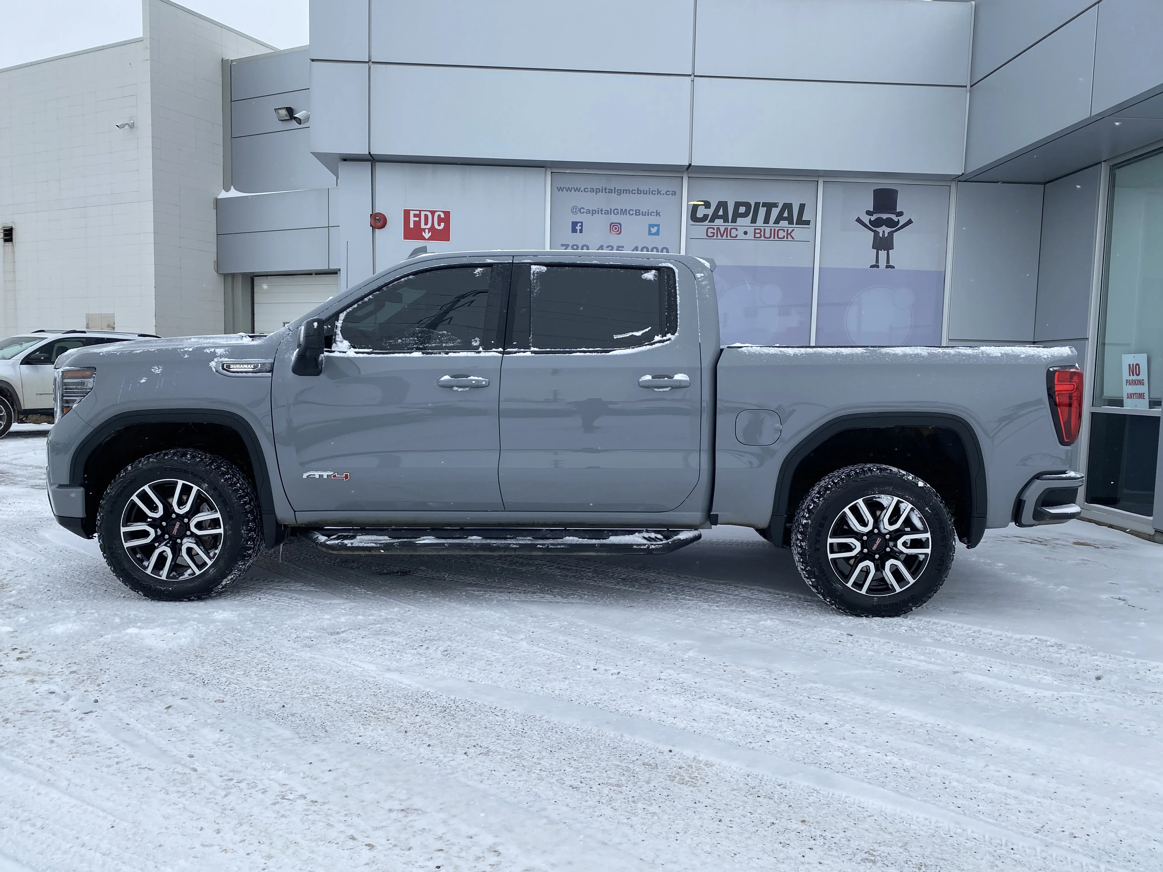 Certified Used 2025 Gray GMC Crew Cab AT4 * 360 CAMERA * 3.0L DIESEL * LANE DEPARTURE * image 2