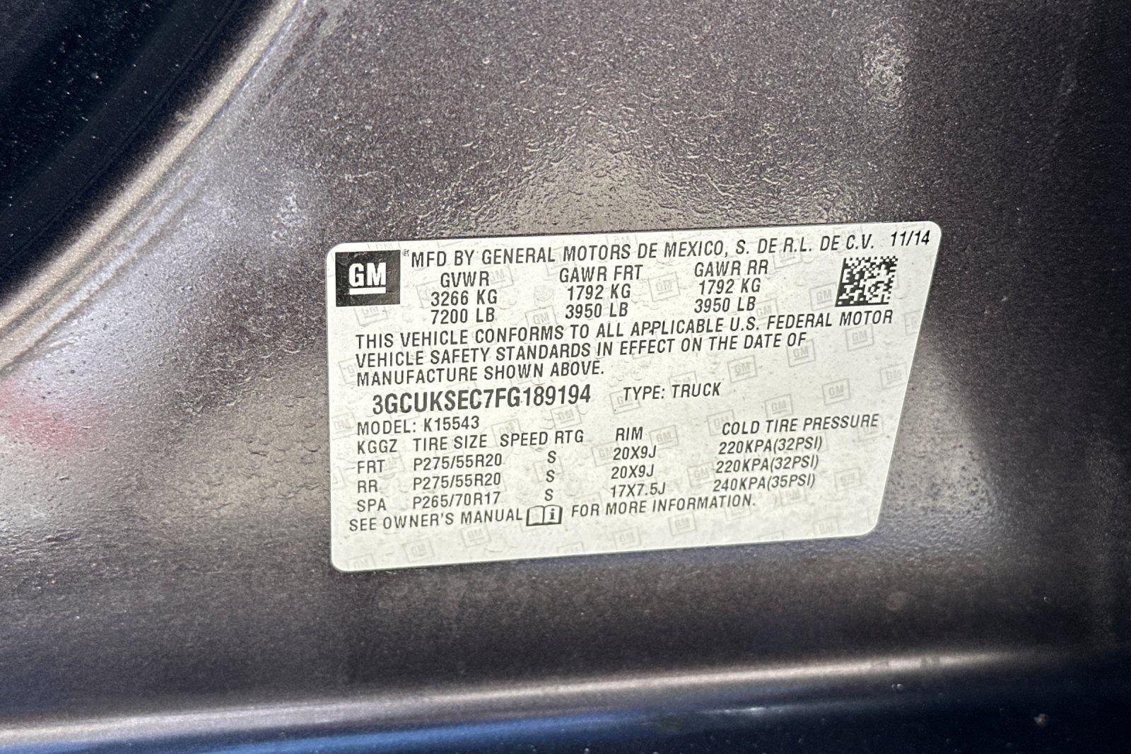 Used 2015 Tungsten Metallic Chevrolet LTZ image 28