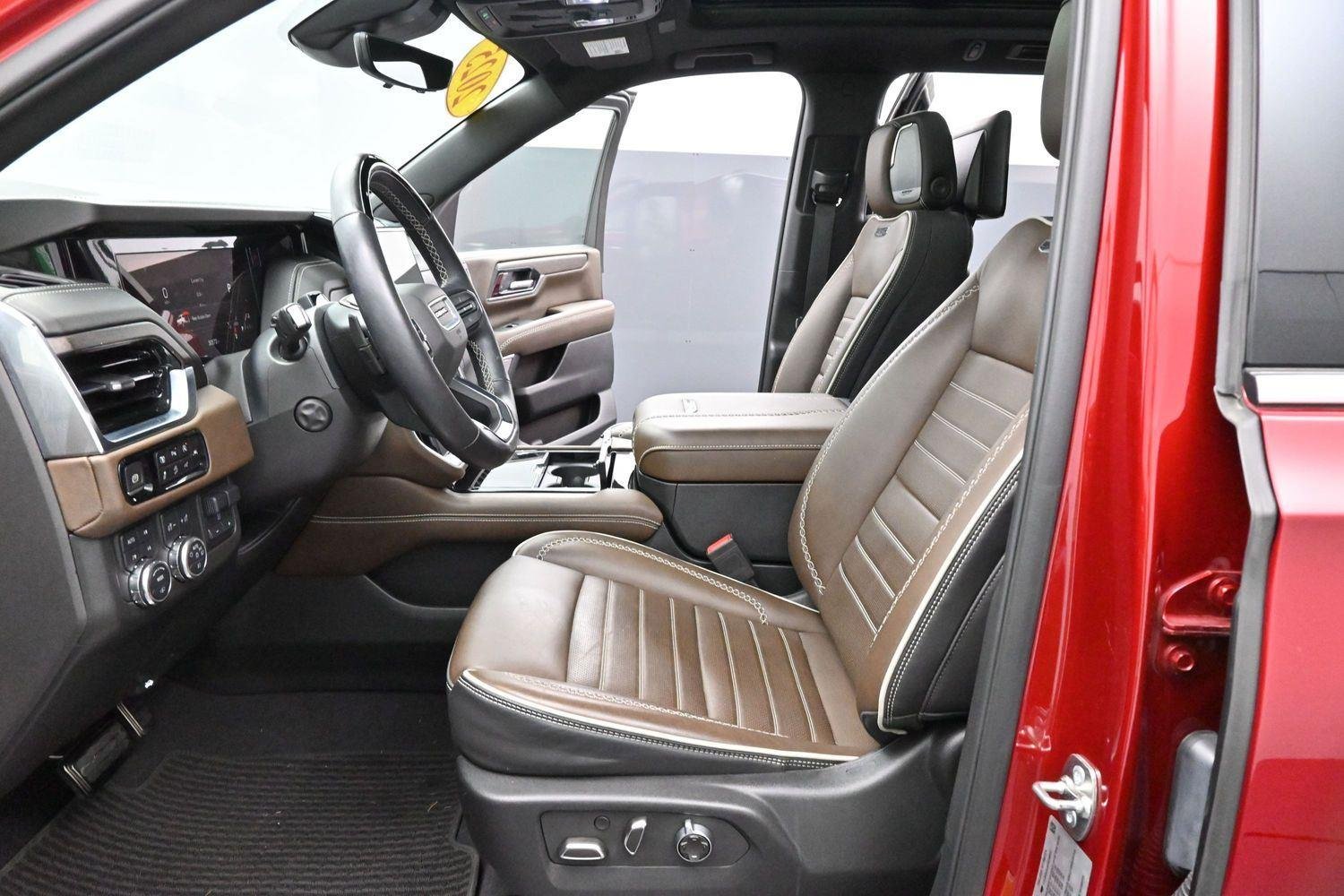 Used 2025 Volcanic Red Tintcoat GMC Denali Ultimate image 16