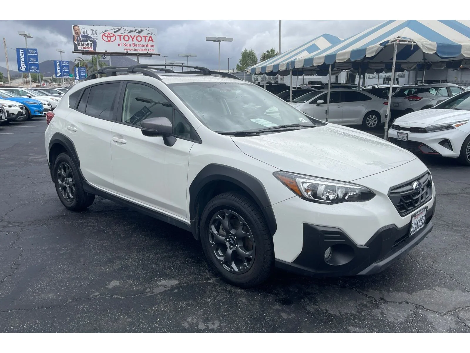 Used 2021 CRYSTAL WHITE PEA Subaru Sport image 8
