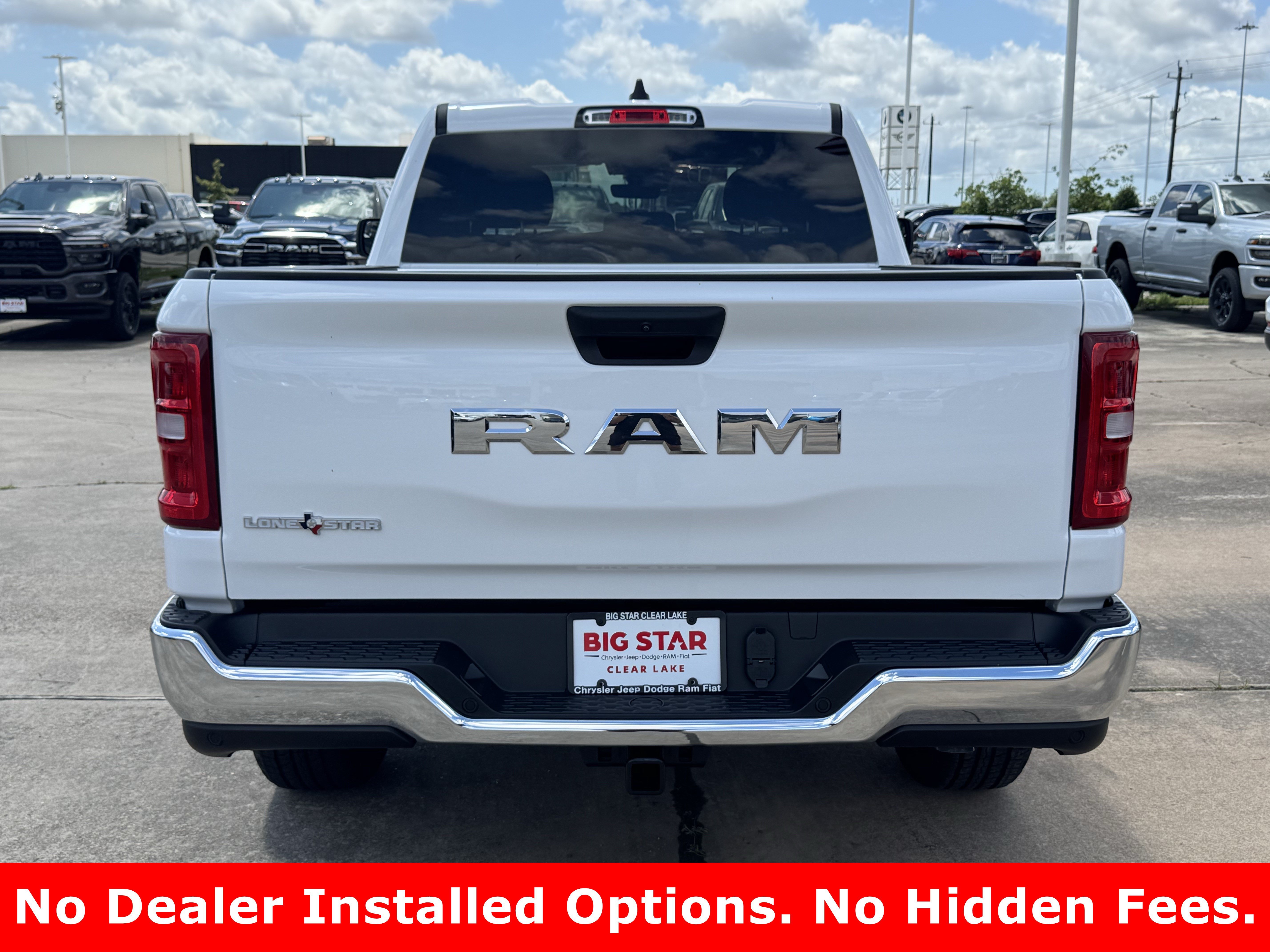 New 2026 Bright White Clear-Coat Exterior Paint RAM Lone Star image 8