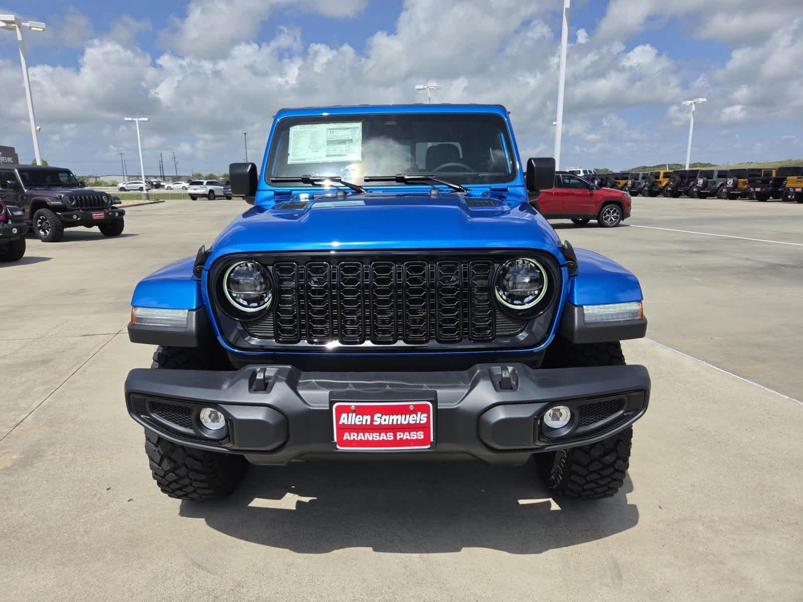 New 2026 Hydro Blue Pearl-Coat Exterior Paint Jeep Willys image 8