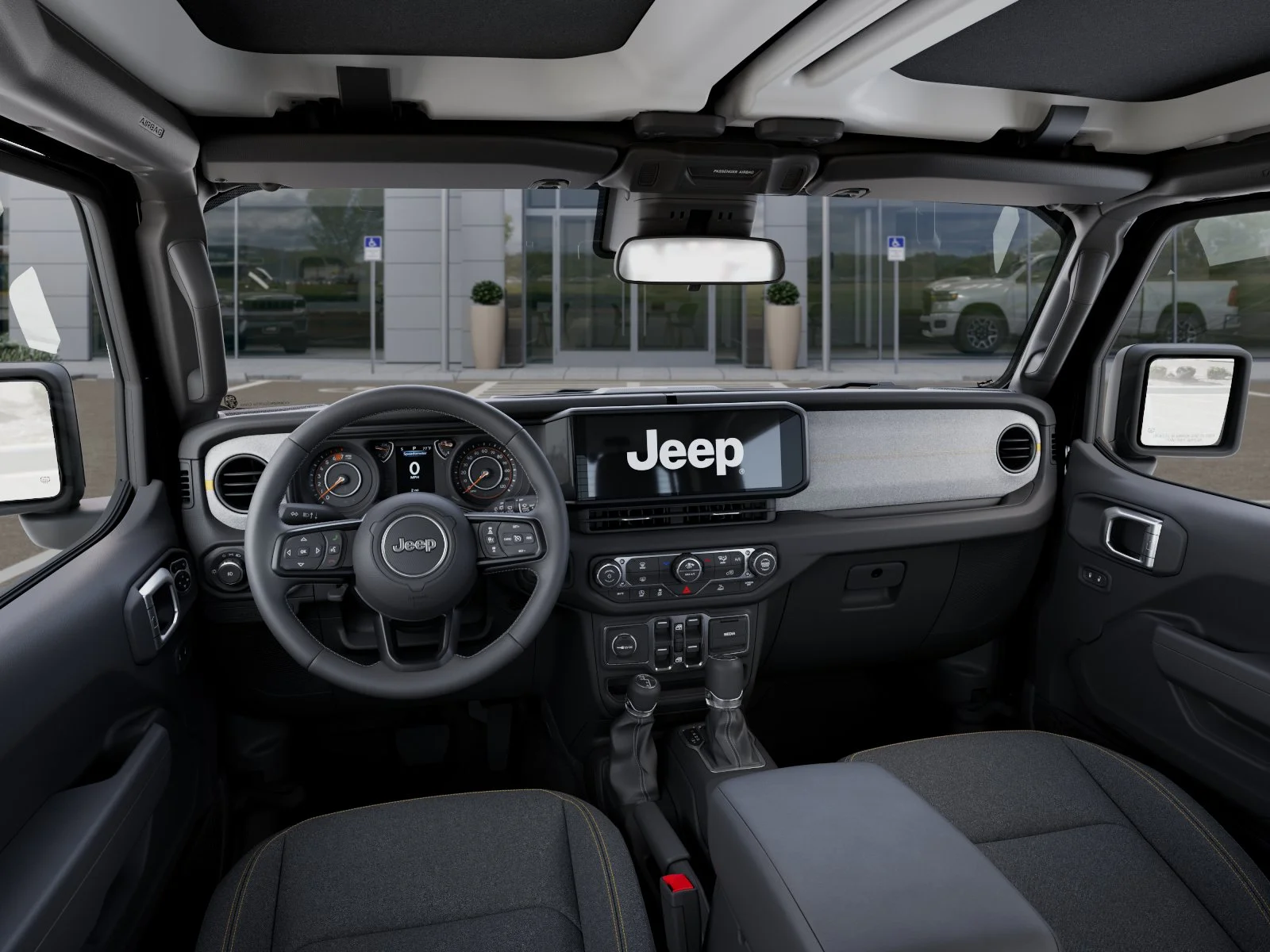 New 2026 Black Clear-Coat Exterior Paint Jeep Sport S image 14