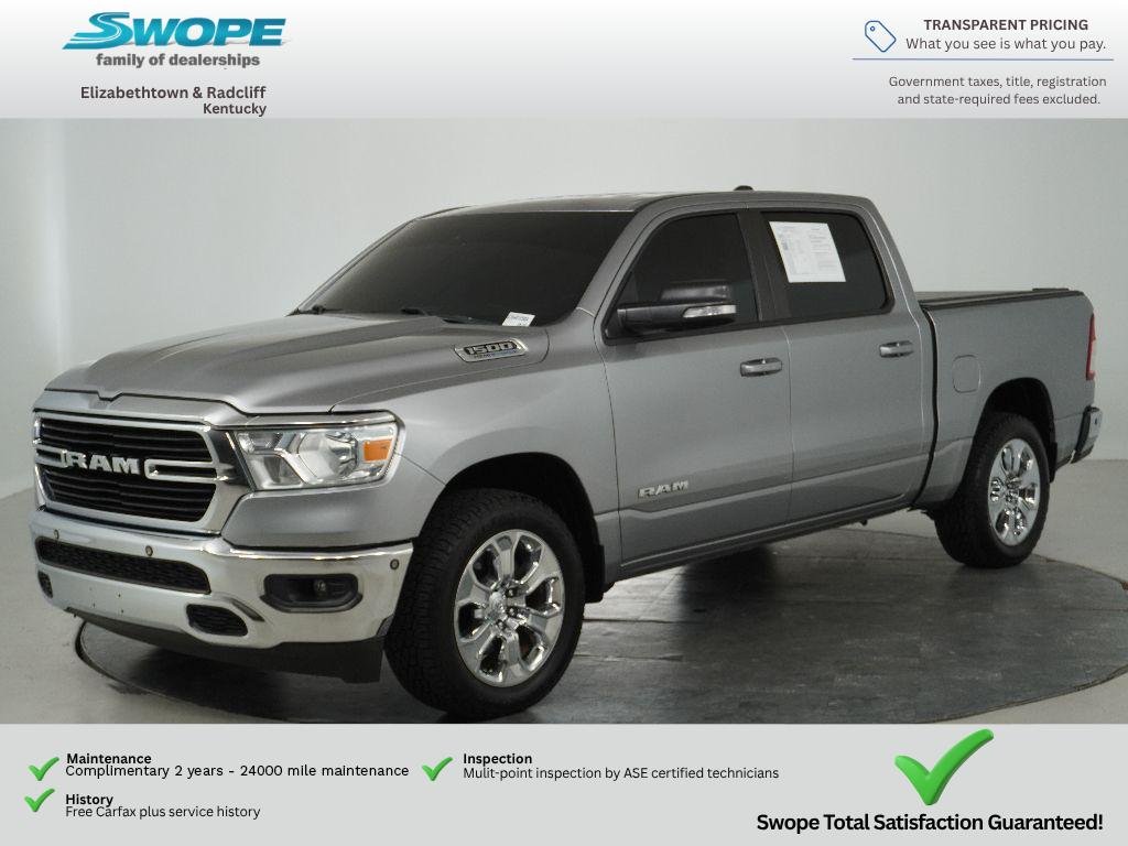 Used 2021 Billet Silver Metallic Clearcoat Ram Big Horn image 7