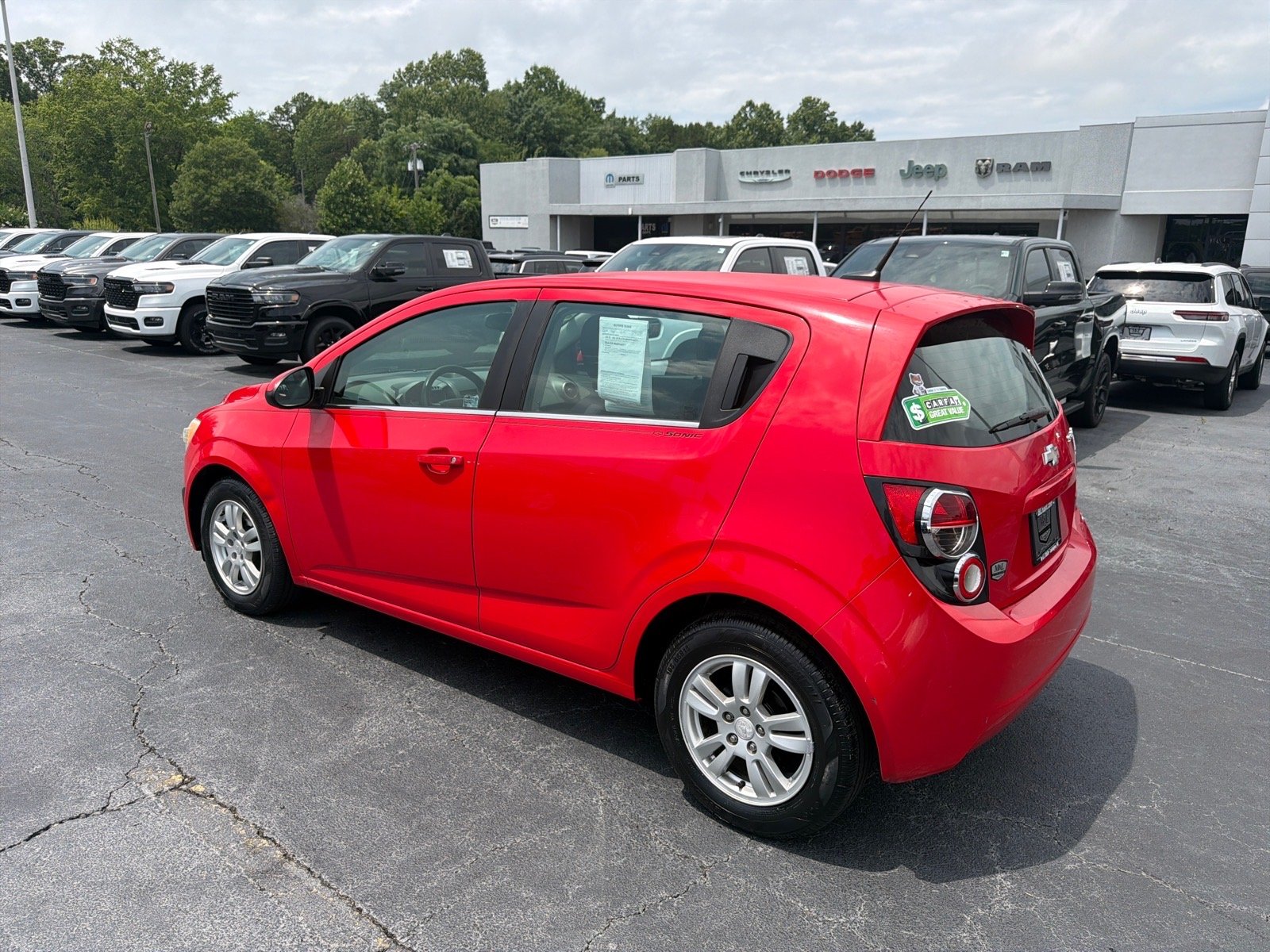 Used 2014 Red Chevrolet LT Auto image 4