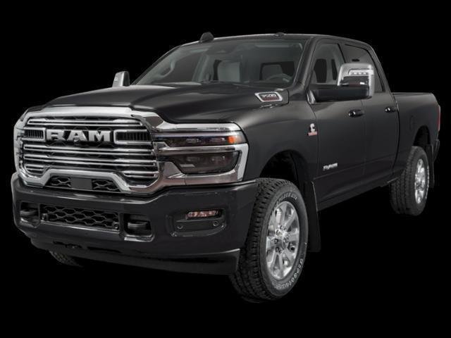 New 2026 Diamond Black Crystal Pearl-Coat Exterior Paint RAM Laramie Crew Cab 4x4 8