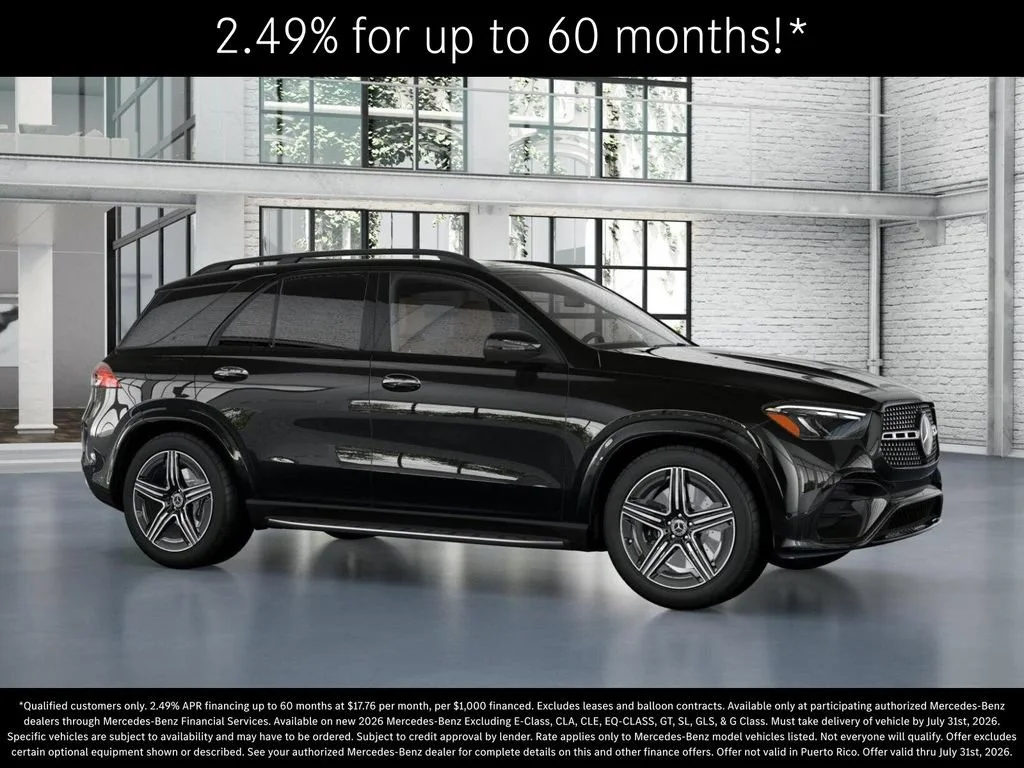 New 2026 Obsidian Black Metallic Mercedes-Benz GLE 450 image 55