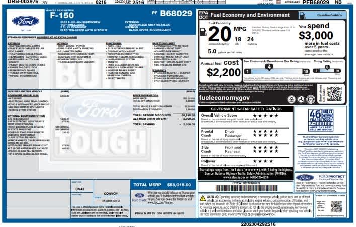 Used 2023 Carbonized Gray Ford XLT image 5