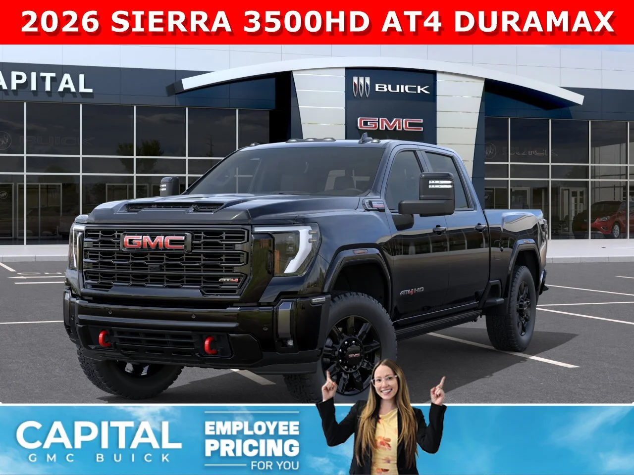 New 2026 ONYX BLACK GMC AT4 image 1