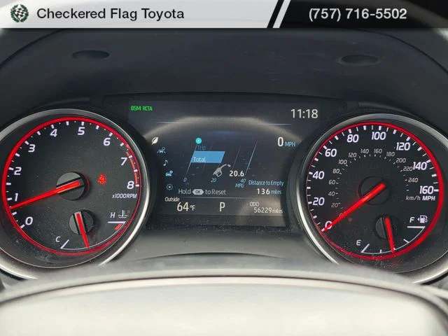 Used 2024 Midnight Black Metallic Toyota XSE V6 image 12
